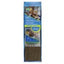 OurPets Cosmic Single Wide Cat Scratcher Brown, Yellow 1ea