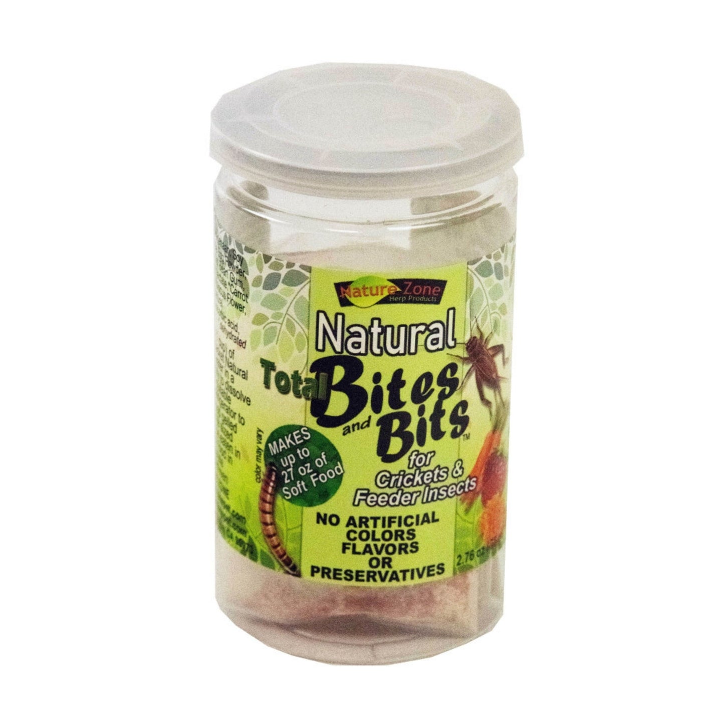 Nature Zone Natural Total Bites & Bits for Crickets & Feeder insects 1ea/2.76oz.
