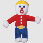 Multipet Mr. Bill Plush Dog Toy Multi-Color 1ea/10 in