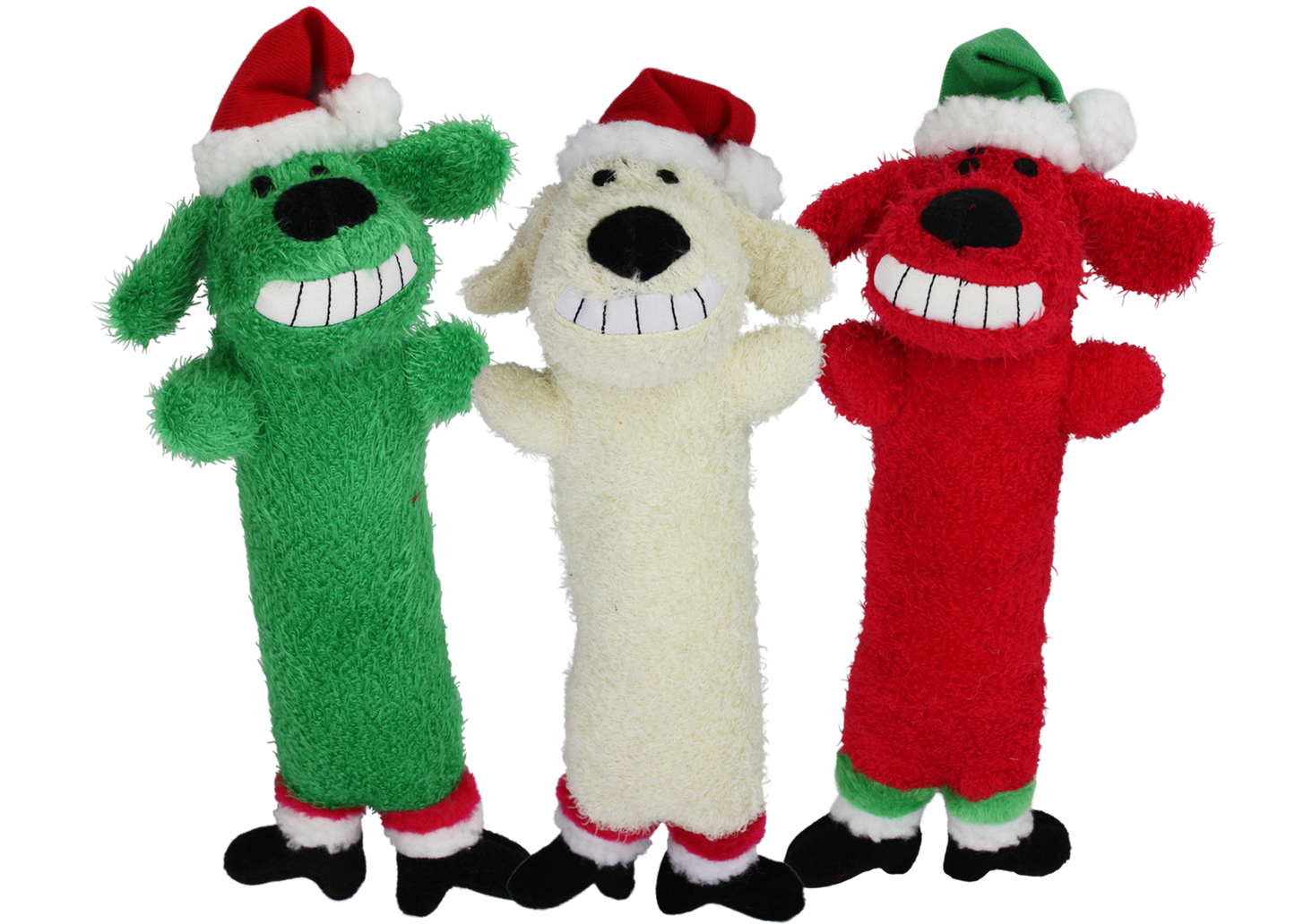 Multipet Loofa Santa(Assorted) 6 Inch