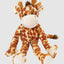 Multipet Swingin Safari Dog Toy Giraffe Assorted 1ea/19 in