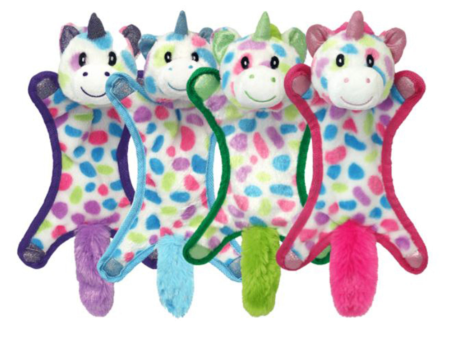 Multipet Ball-Head Unicorn Puppy Toy Assorted 1ea/15 in