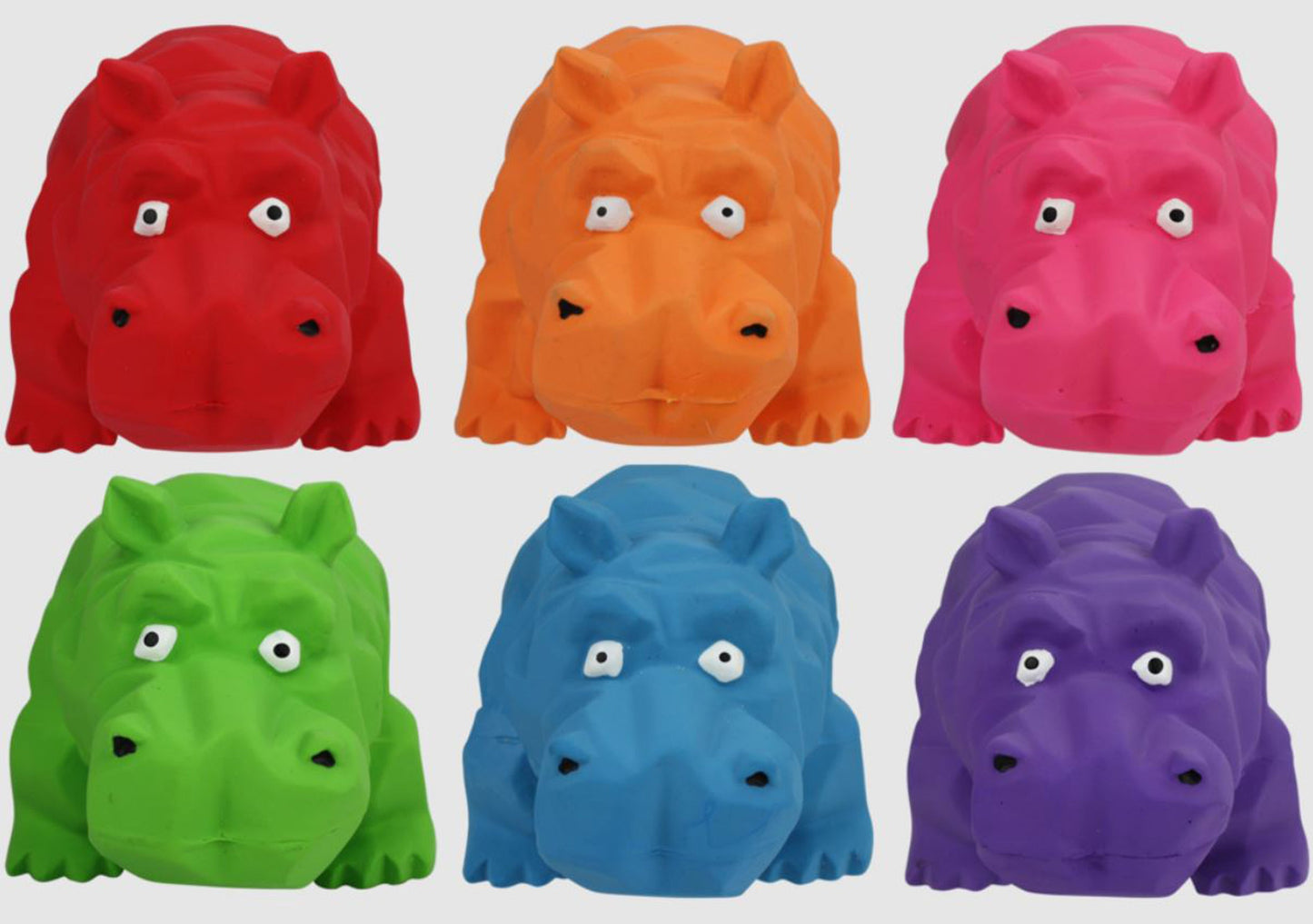 Multipet Origami Hippos Dog Toy Assorted 1ea/8 in