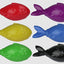 Multipet Lobberz Fish Squeak Throw Float Fetch Toy Assorted 1ea/7 in