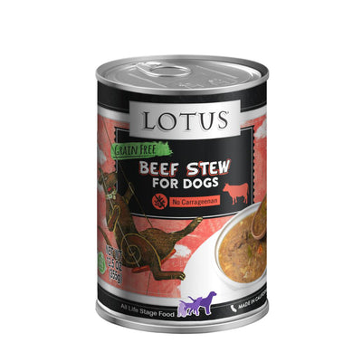 Lotus Dog Grain Free Beef Asparagus Stew 12.5oz. (Case of 12)