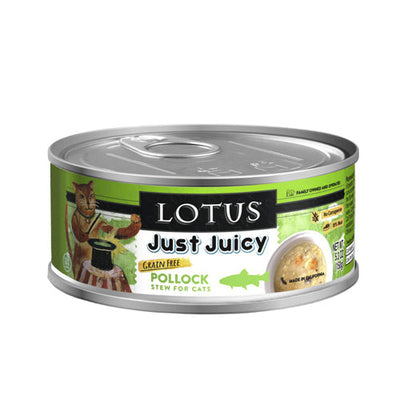 Lotus Cat Just Juicy Pollock Stew 5.3oz. (Case of 24)