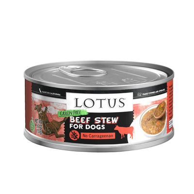 Lotus Dog Grain Free Beef Asparagus Stew 5.3oz. (Case of 24)