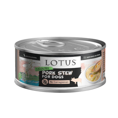 Lotus Dog Stew Grain Free Pork 5.3oz. (Case of 24)
