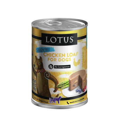Lotus Dog Grain Free Loaf Chicken 12.5oz. (Case of 12)