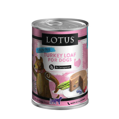 Lotus Dog Grain Free Loaf Turkey 12.5oz. (Case of 12)