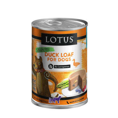 Lotus Dog Grain Free Loaf Duck 12.5oz. (Case of 12)