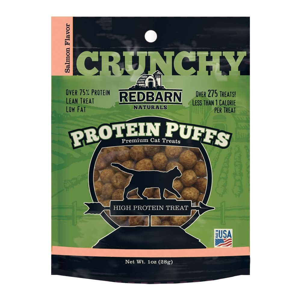 Redbarn Pet Products Protein Puffs Crunchy Cat Treats Salmon 1ea/1 oz