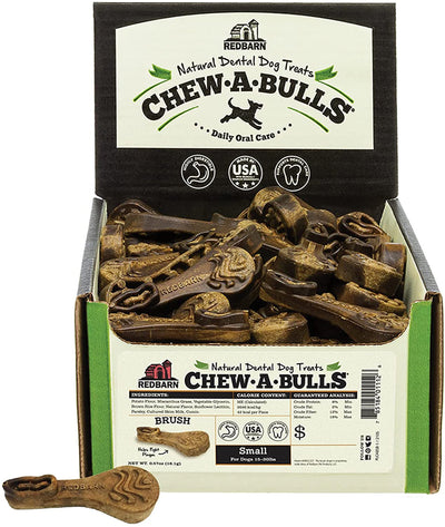 Redbarn Pet Products Chew-A-Bulls Dental Dog Treat Brush 1ea/24 pk, SM