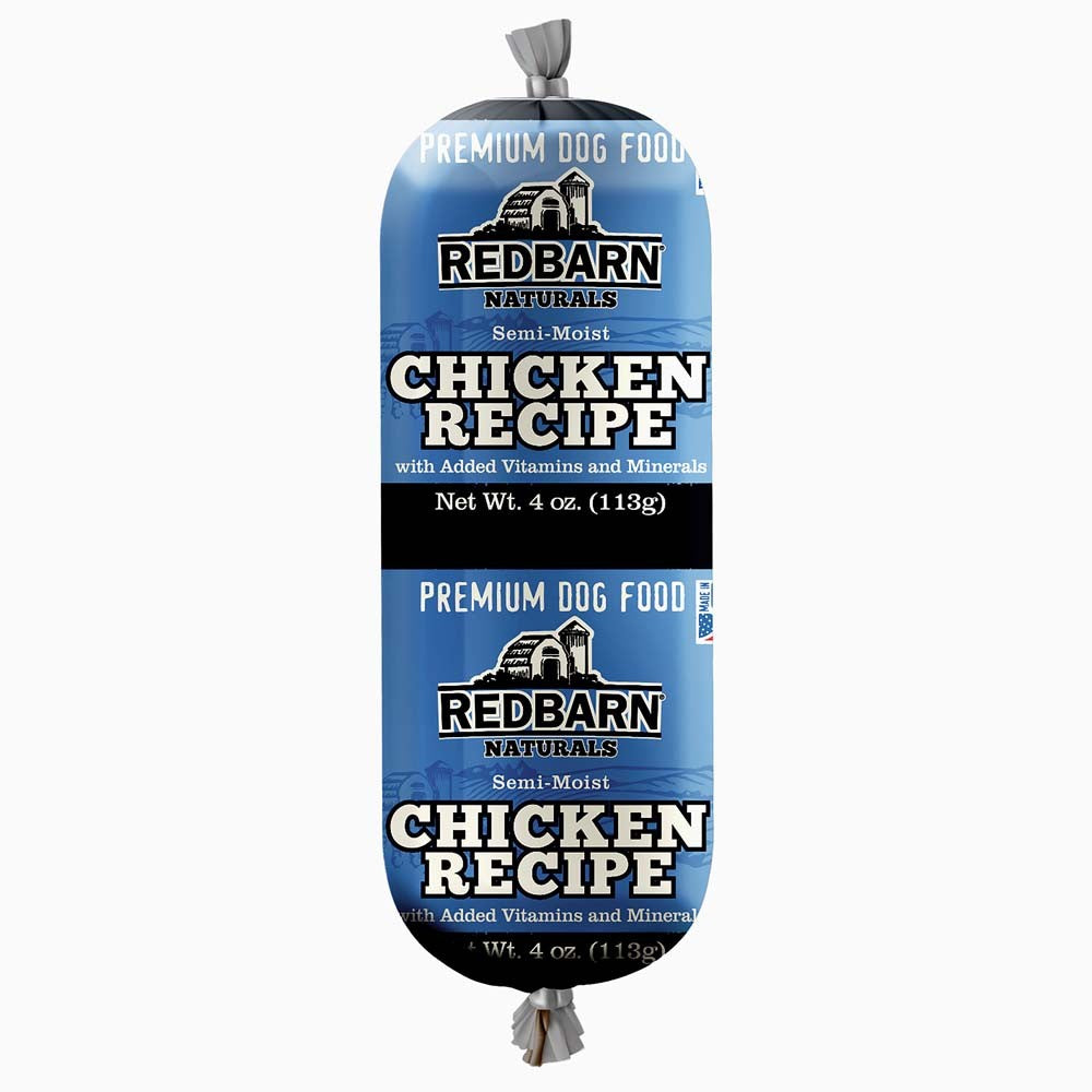 Redbarn Pet Products Dog Food Roll Chicken 24ea/4 oz, 24 ct