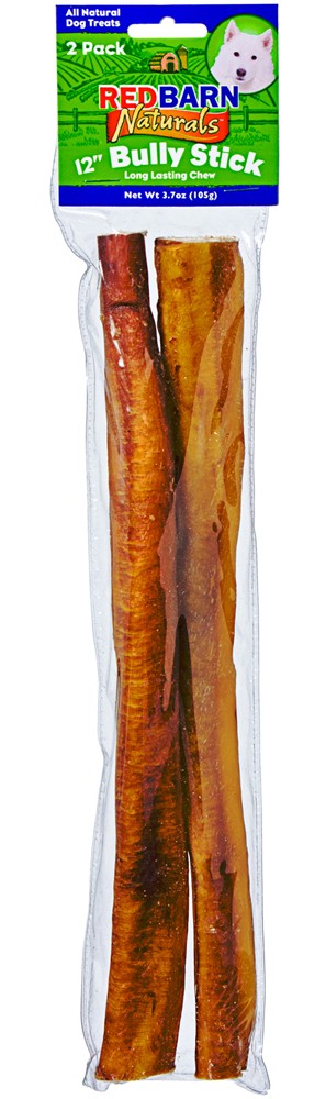 Redbarn Pet Products Bully Stick Dog Treat 1ea/12 in, 2 pk