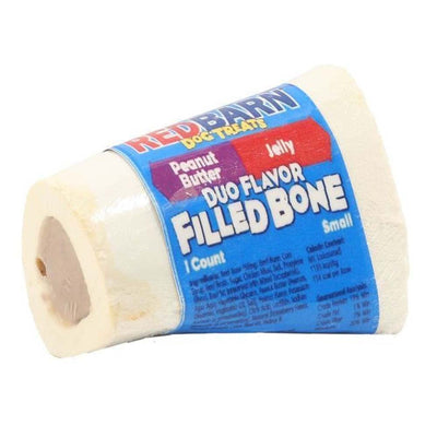 Redbarn Pet Products Duo Filled Bone Dog Treat Peanut Butter & Jelly 1ea/3.5 oz, SM