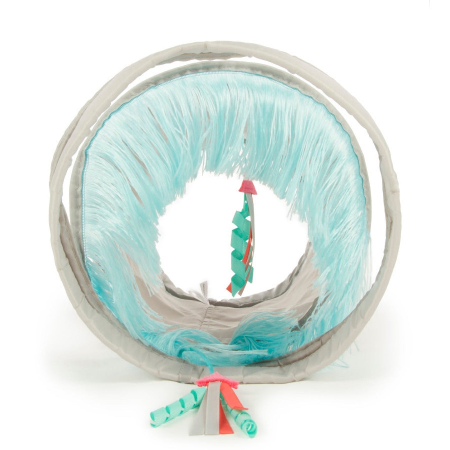 SmartyKat Fringe Frenzy Cat Activity Tunnel 1ea/20 in