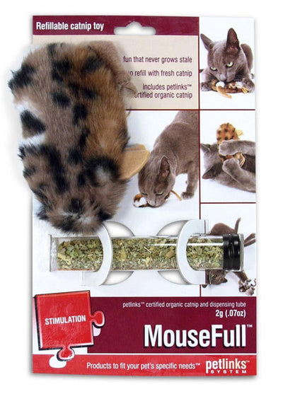 Petlinks Mouse Full Refillable Catnip Toy Assorted 1ea