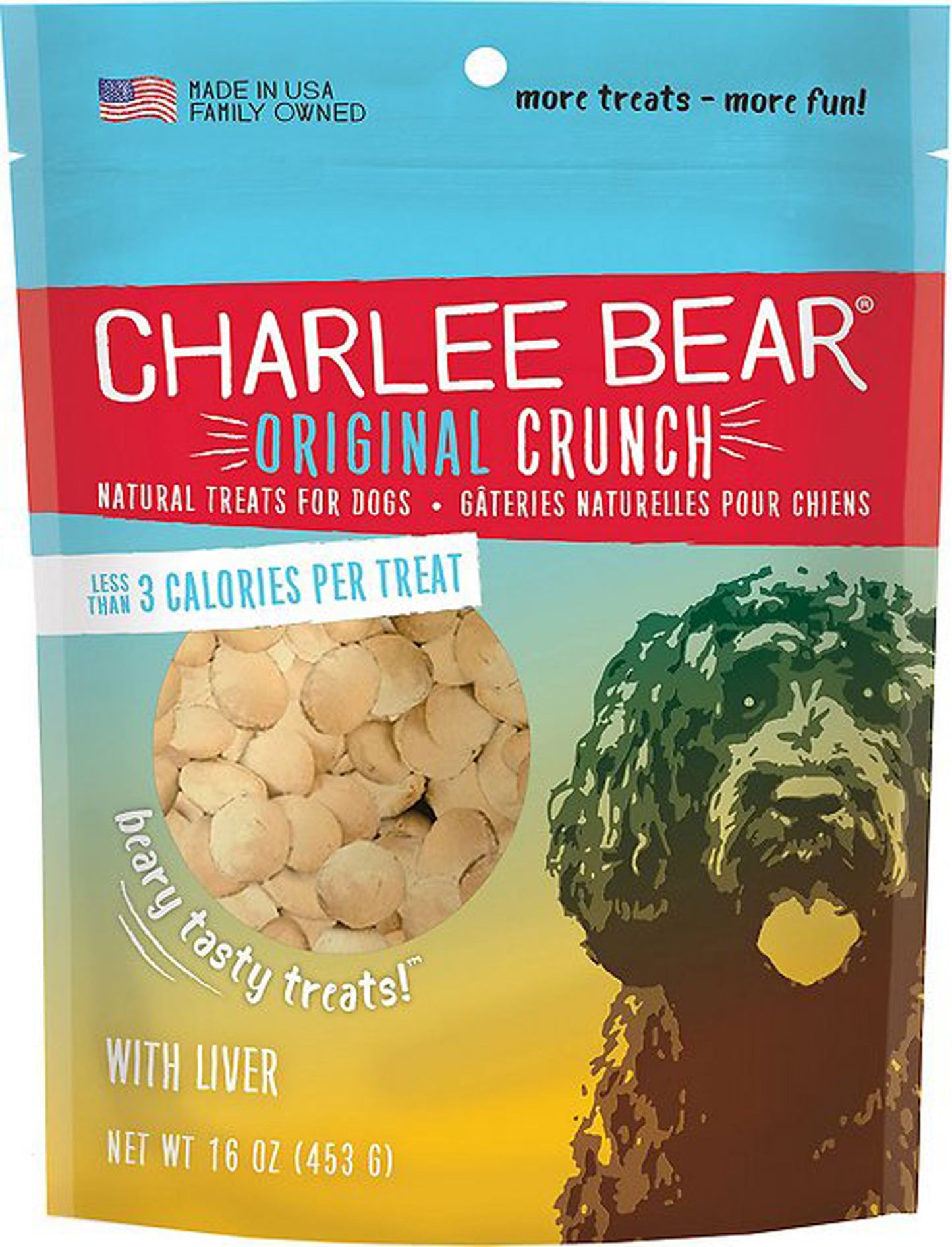 Charlee Bear Dog Liver Treat 16oz.