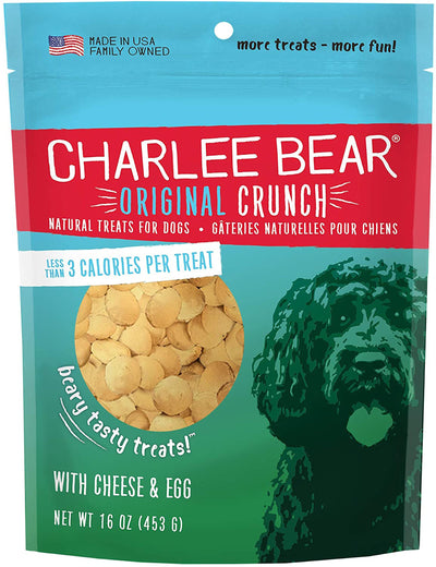 Charlee Bear Dog Cheese And Egg Treat 16oz.