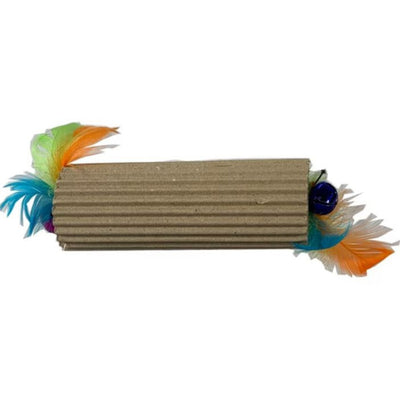 Ware Corrugated Bell Bar Cat Toy 6 x 2.25 x 2.25 In