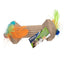 Ware Corrugated Barbell Roller Cat Toy 6 x 3 x 3in.