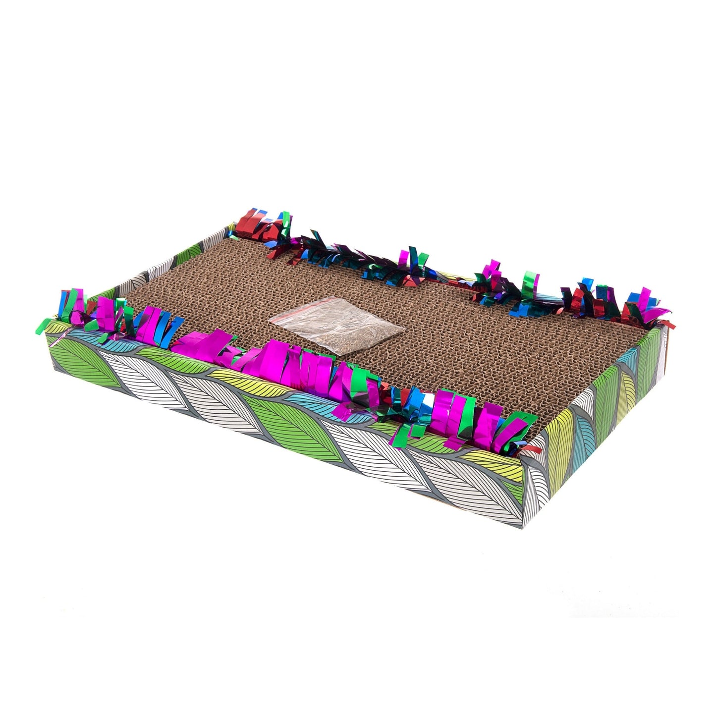 Ware Corrugated Fancy Cat Scratcher 18.25 x 10 x 2in.