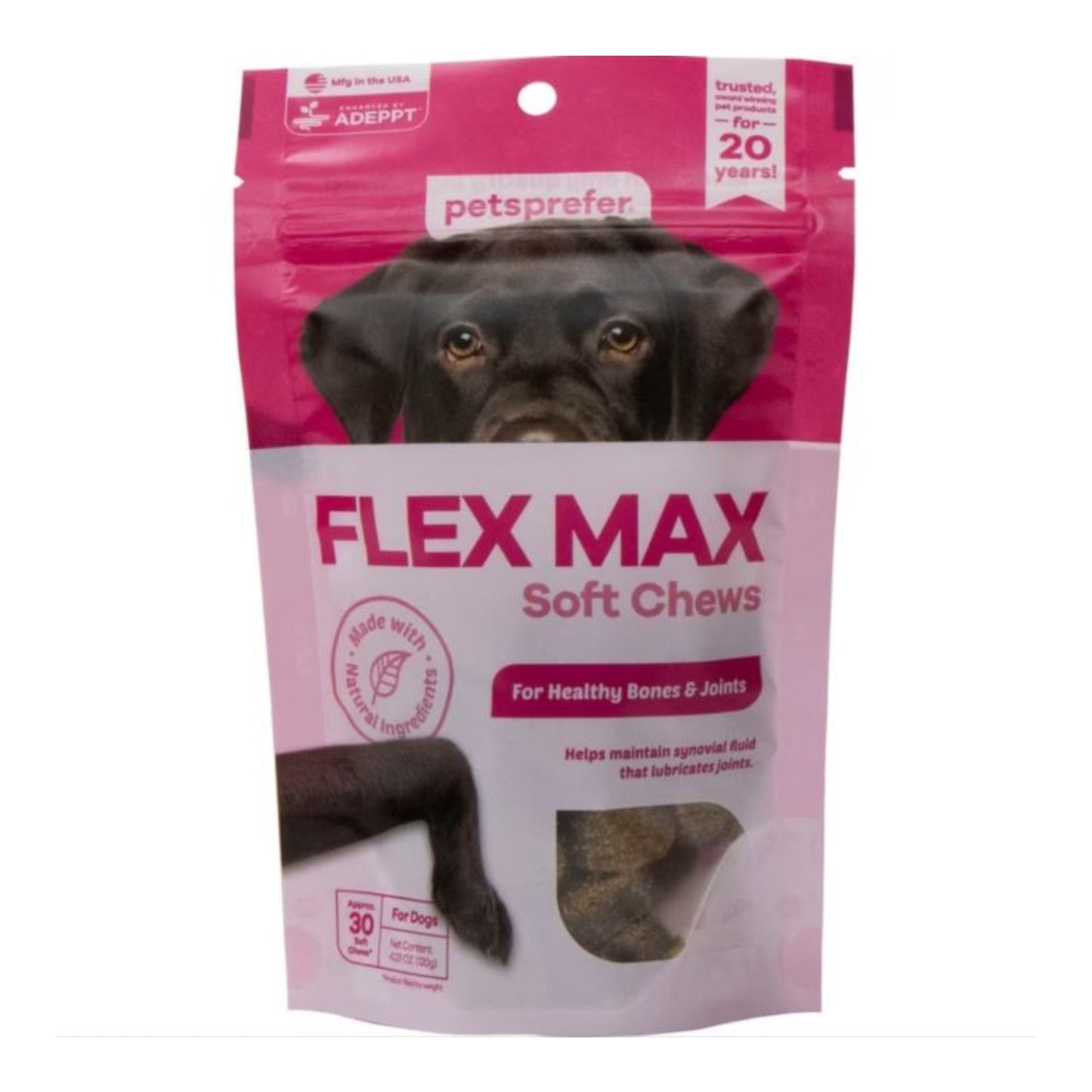 Pets Prefer Flex Max Soft Chews for Dogs 30 count