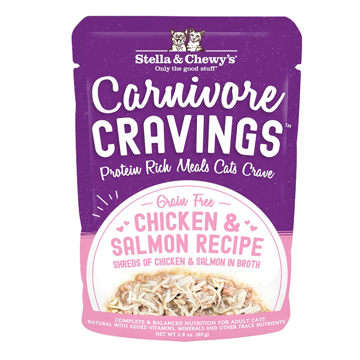 Stella and Chewys Carnivore Cravings Chicken and Salmon Recipe 2.8oz. (Case of 24)