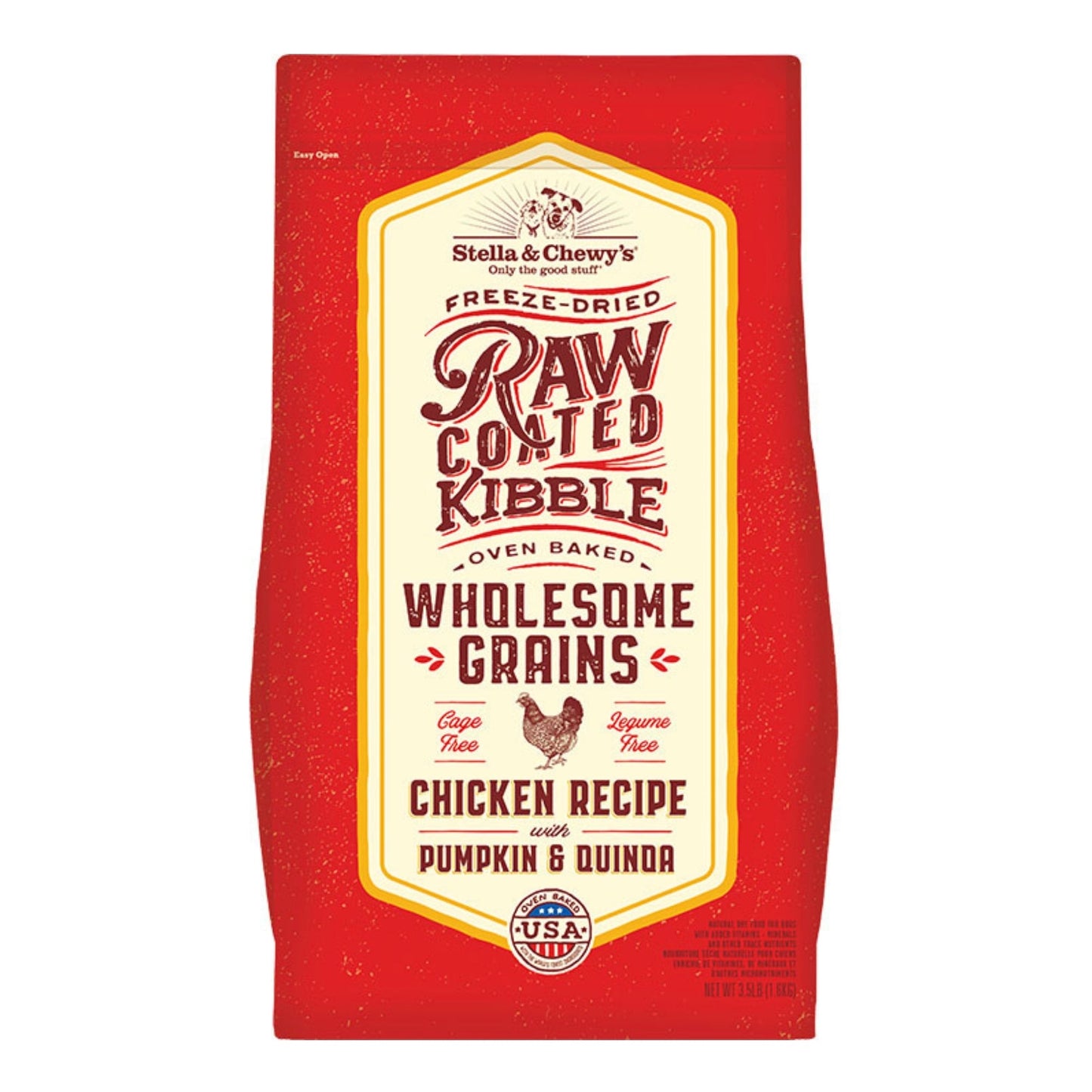 Stella & Chewy's Dog Wholesome Grain Raw Coated Chicken 22Lb