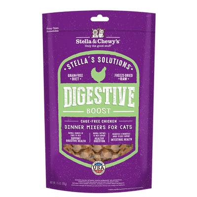 Stella and Chewys Solutions Digestive Boost Freeze-Dried Chicken 7.5oz.