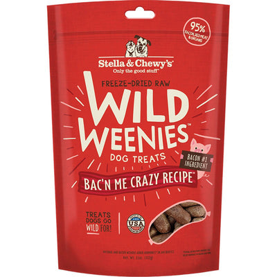 Stella And Chewys Dog Freeze-Dried Weenie Bacon 11oz.