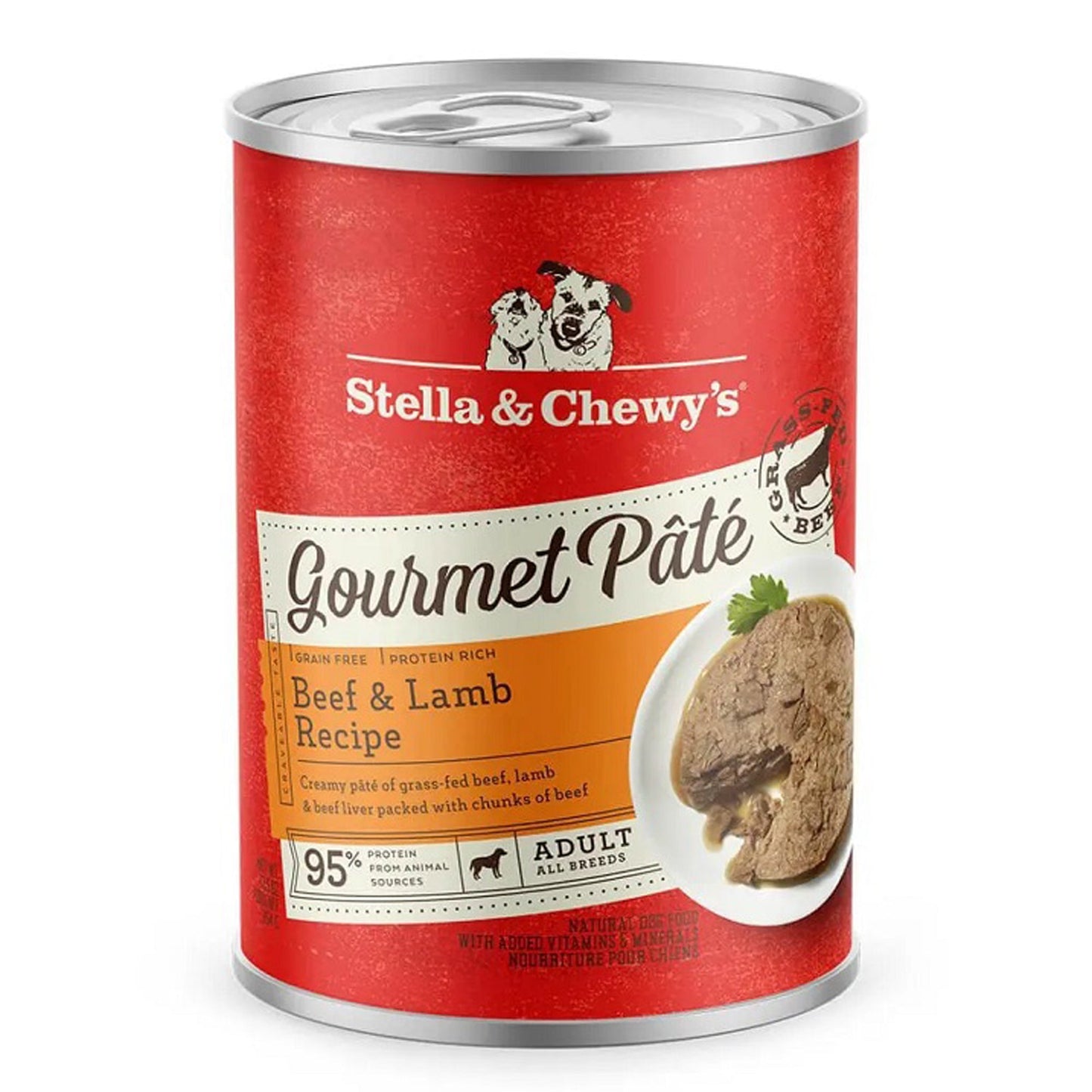 Stella And Chewys Dog Gourmet Pate Beef And Lamb 12.5oz. (Case of 12)