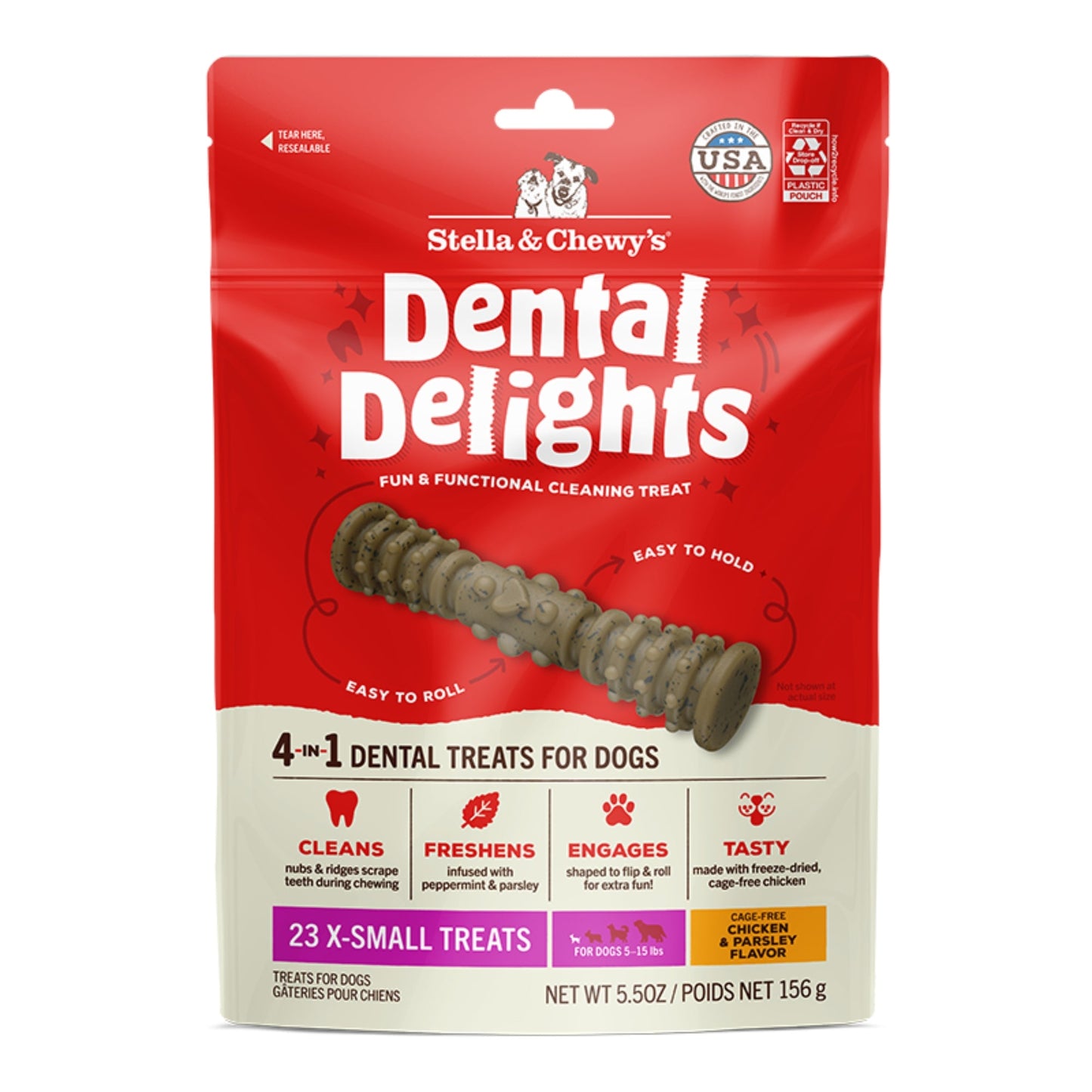 Stella & Chewy's Dog Dental Delights Xsmall 23 Pack