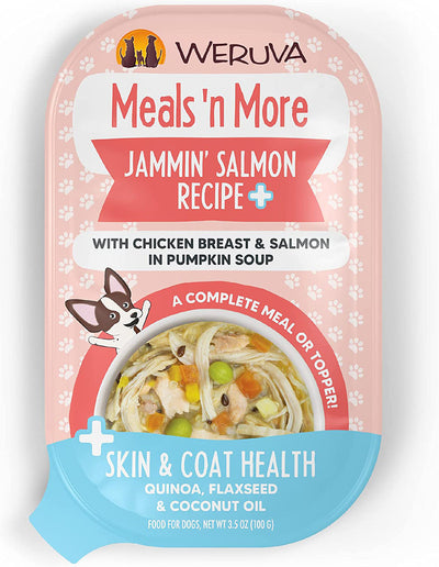 Weruva Dog Meals N More Jammin Salmon Cup 3.5oz. (Case of 12)