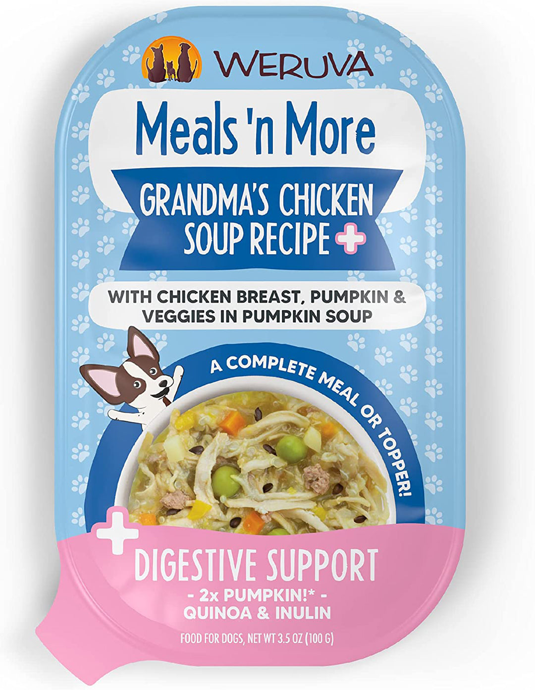 Weruva Dog Meals N More Grandma'S Chicken Soup Cup 3oz. (Case of 12)