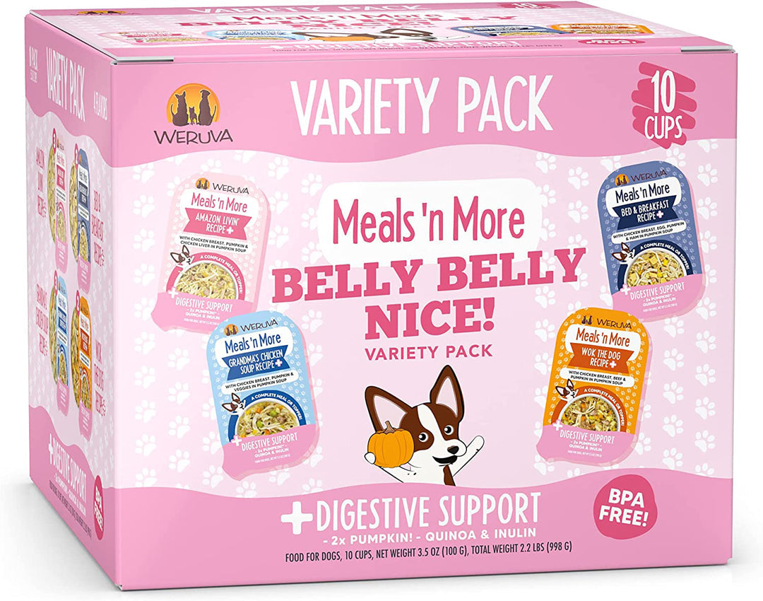 Weruva Dog Meals N More Belly Belly Nice Variety 3.5oz.  (Case of 10)