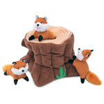 ZippyPaws Zippy Burrow Dog Toy Fox Stump 1ea/XL