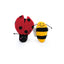 Zippyclaws Ladybug And Bee Catnip Small-2 Pk