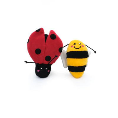 Zippyclaws Ladybug And Bee Catnip Small-2 Pk