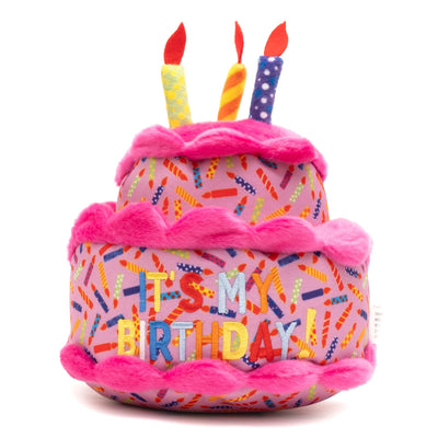 Worthy Dog Birthday Cake Pink Os