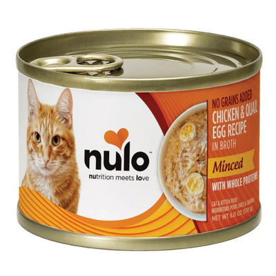 Nulo Cat Minced Grain Free Chicken With Whole Quail Egg 6Oz