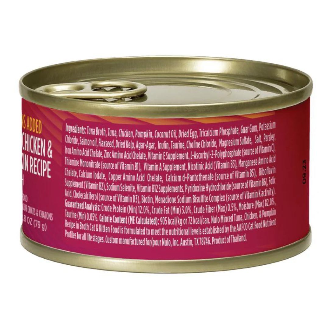 Nulo Cat Minced Grain Free Tuna With Pumpkin 2.8Oz