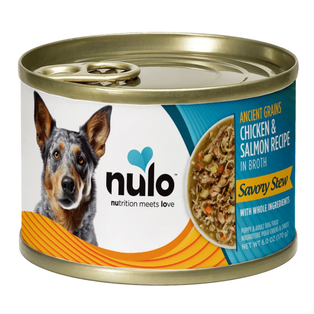 Nulo Dog Ancient Grains Stew Chicken And Salmon 6Oz