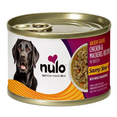 Nulo Dog Ancient Grains Stew Chicken And Mackerel 6Oz