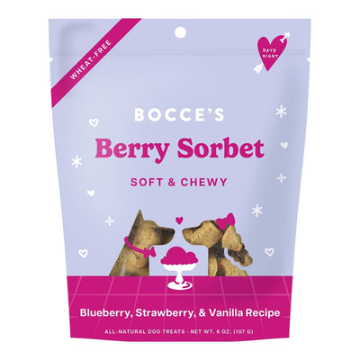BocceS Bakery Dog Soft & Chewy Berry Sorbet 6oz.