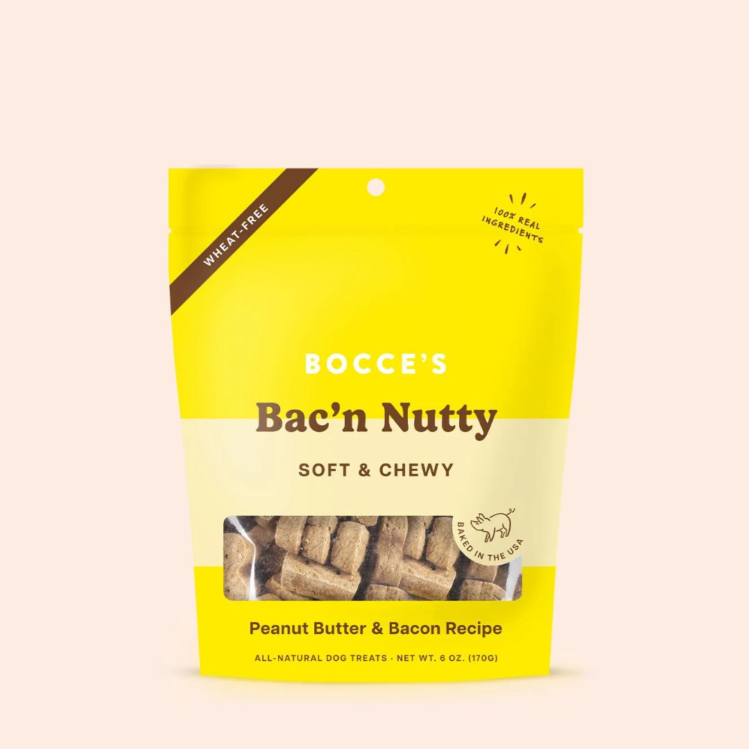 Bocce'S Bakery Dog Soft & Chewy Bacon Nutty 12Oz