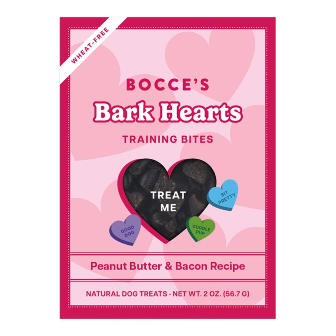 Bocce'S Bakery Dog Soft & Chewy Bark Hearts 2Oz