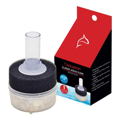 Aquatop Classic Aqua Flow CAF-10 Internal Sponge Filter Black 1ea