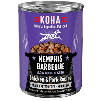 Koha Dog Grain Free Memphis Bbq Stew 12.7oz. (Case of 12)